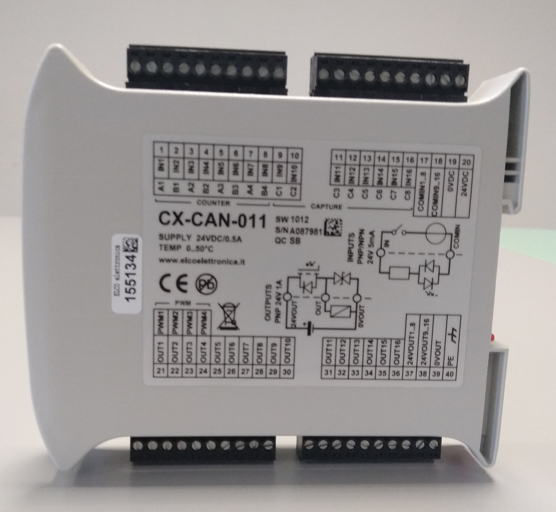 CX-CAT-011 – Modulo I/O remoto digitale EtherCAT 16+16 I/O - CX_011_3-scaled-2